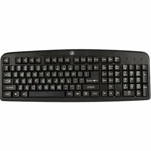 Best Buy 4250400 FULL-SIZE WIRED EASY-VIEW KEYBOARD - BLACK