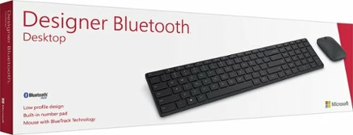 Best Buy DESIGNER BLUETOOTH WIRELESS KEYBOARD AND MOUSE BUNDLE - BLACK - Image 4