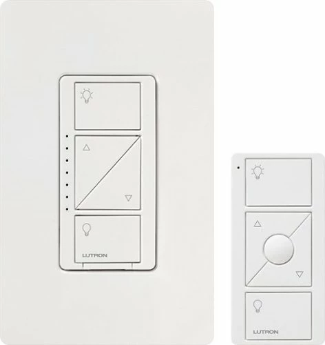 Best Buy CASETA SMART LIGHTING DIMMER SWITCH AND REMOTE KIT FOR WALL AND CEILING LIGHTS - WHITE - Image 3
