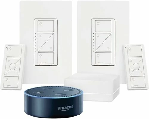 Best Buy CASETA SMART LIGHTING DIMMER SWITCH AND REMOTE KIT FOR WALL AND CEILING LIGHTS - WHITE - Image 2