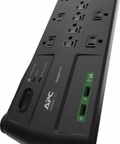 Best Buy SURGEARREST 11-OUTLET/2-USB SURGE PROTECTOR - BLACK