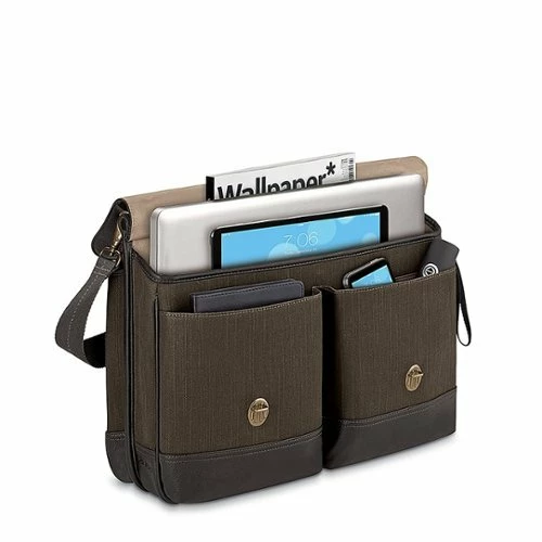 Best Buy EXECUTIVE COLLECTION BRADFORD LAPTOP BRIEFCASE FOR 15.6 LAPTOP - ESPRESSO - Image 8