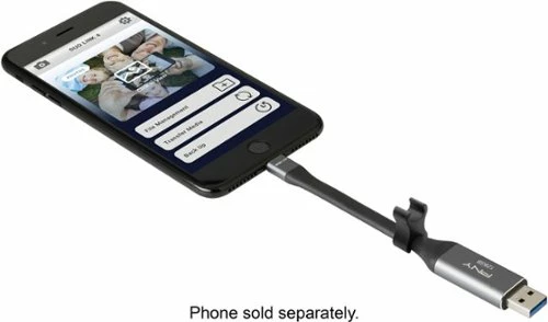 Best Buy 128GB DUO LINK IOS USB 3.0 OTG FLASH DRIVE FOR IOS DEVICES AND COMPUTERS - MOBILE STORAGE FOR PHOTOS, VIDEOS, & MORE - Image 2