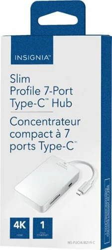 Best Buy 7-PORT TYPE-C HUB WITH GIGABIT ETHERNET ADAPTER - Image 4