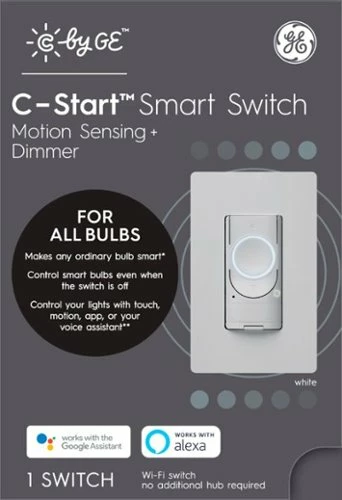 Best Buy CYNC DIMMER + MOTION SENSOR SMART SWITCH, NEUTRAL WIRE REQUIRED, BLUETOOTH AND 2.4 GHZ WIFI (PACKAGING MAY VARY) - WHITE - Image 3
