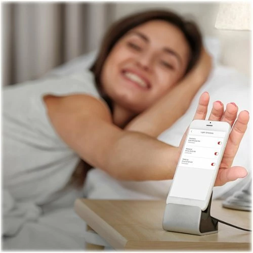 Best Buy SMART A19 LED 60W BULBS WORKS WITH AMAZON ALEXA, GOOGLE ASSISTANT, SMARTTHINGS & WINK (12-PACK) - WHITE ONLY - Image 4