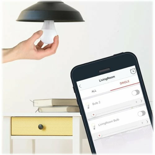 Best Buy SMART A19 LED 60W BULBS WORKS WITH AMAZON ALEXA, GOOGLE ASSISTANT, SMARTTHINGS & WINK (12-PACK) - WHITE ONLY - Image 12