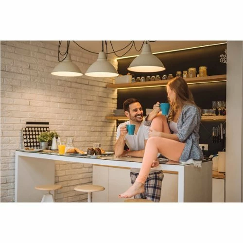 Best Buy SMART A19 LED 60W BULBS WORKS WITH AMAZON ALEXA, GOOGLE ASSISTANT, SMARTTHINGS & WINK (12-PACK) - WHITE ONLY - Image 6