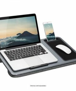 Best Buy HOME OFFICE LAP DESK FOR 15.6 LAPTOP - SILVER CARBON