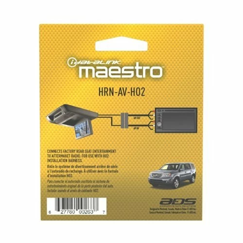 Best Buy MAESTRO WIRING HARNESS FOR SELECT HONDA VEHICLES - BLACK - Image 2