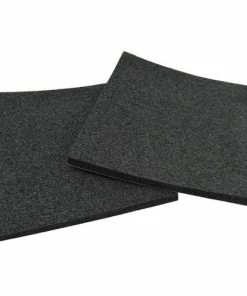 Best Buy WAVE BREAKER 2 PADS 8X7 SELF-ADHESIVE FOAM BREAKS UP BACK WAVE IN ALL SPEAKERS - BLACK