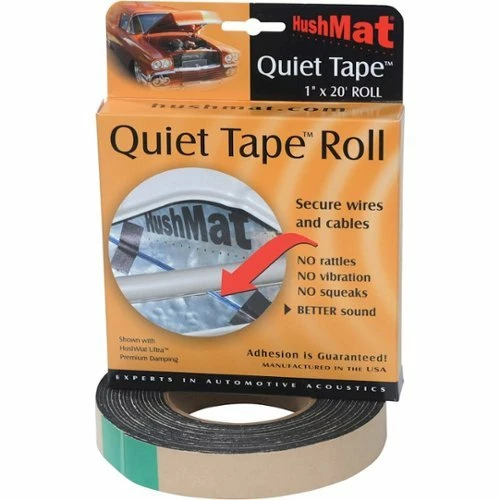Best Buy QUIET TAPE 1 X 20 FOOT ROLL SINGLE SIDED FOAM TAPE ANTI RATTLE TAPE SECURES WIRING - GOLD - Image 3