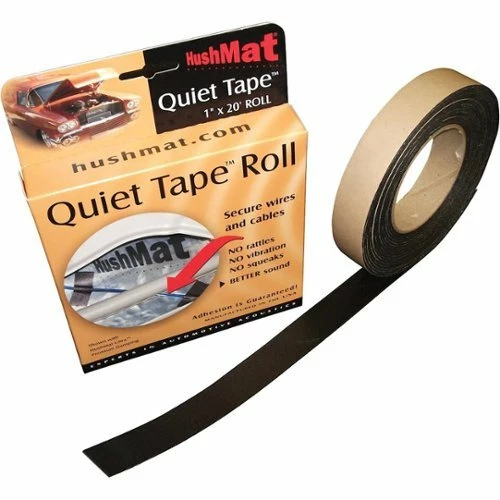 Best Buy QUIET TAPE 1 X 20 FOOT ROLL SINGLE SIDED FOAM TAPE ANTI RATTLE TAPE SECURES WIRING - GOLD - Image 2
