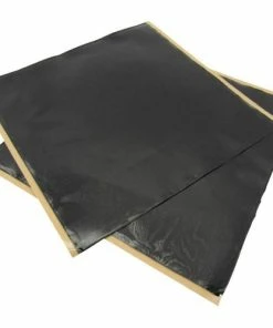 Best Buy SPEAKER KIT 2 SHEETS 10X10 SELF-ADHESIVE, BUTYL - BLACK SOUND DEADENING, DAMPENING 1.4 SQ FEET - BLACK