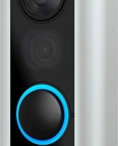 Best Buy PEEPHOLE CAM VIDEO DOORBELL - BATTERY - SATIN NICKEL