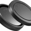 Best Buy BODY CAP AND REAR LENS CAP FOR SONY - BLACK