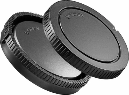 Best Buy BODY CAP AND REAR LENS CAP FOR SONY - BLACK