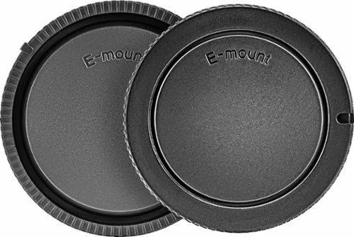 Best Buy BODY CAP AND REAR LENS CAP FOR SONY - BLACK - Image 3