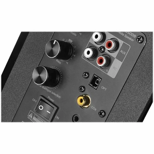 Best Buy R1850DB ACTIVE BOOKSHELF SPEAKERS, COMPUTER SPEAKERS - BLUETOOTH AND OPTICAL INPUT - 2.0 STUDIO MONITOR SPEAKER - BLACK - Image 3