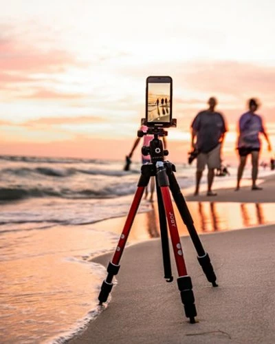 Best Buy RANGEPOD TRIPOD FOR CAMERA AND VLOGGING - RED - Image 31