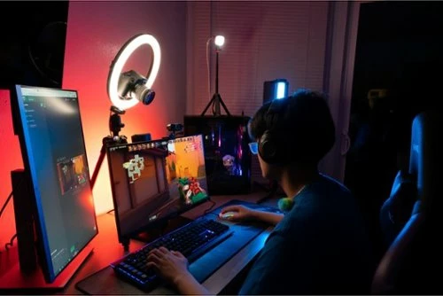 Best Buy RANGEPOD TRIPOD FOR CAMERA AND VLOGGING - RED - Image 6