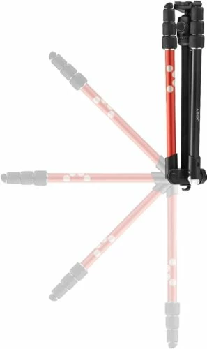 Best Buy RANGEPOD TRIPOD FOR CAMERA AND VLOGGING - RED - Image 3