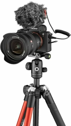 Best Buy RANGEPOD TRIPOD FOR CAMERA AND VLOGGING - RED - Image 10
