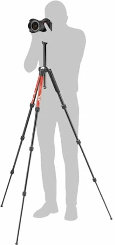 Best Buy RANGEPOD TRIPOD FOR CAMERA AND VLOGGING - RED - Image 19