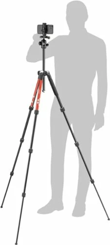 Best Buy RANGEPOD TRIPOD FOR CAMERA AND VLOGGING - RED - Image 25