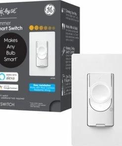 Best Buy CYNC DIMMER SMART SWITCH, NO NEUTRAL WIRE REQUIRED, BLUETOOTH AND 2.4GHZ WIFI (PACKING MAY VARY) - WHITE