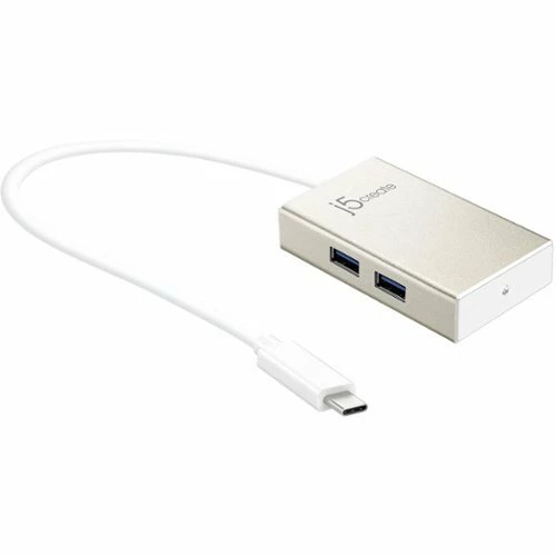 Best Buy USB-C 4-PORT HUB - CHAMPAGNE METALLIC