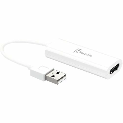 Best Buy USB TO HDMI DISPLAY ADAPTER - WHITE