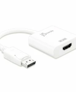 Best Buy DISPLAYPORT TO 4K HDMI ACTIVE ADAPTER - WHITE