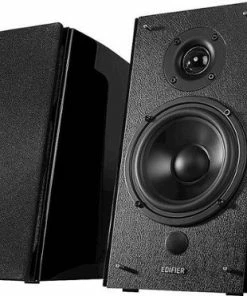 Best Buy R2000DB POWERED BLUETOOTH BOOKSHELF SPEAKERS, COMPUTER SPEAKERS - 120W RMS OPTICAL INPUT - NEAR-FIELD STUDIO MONITORS - BLACK