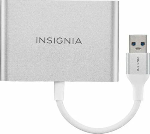 Best Buy USB TO DUAL HDMI ADAPTER - WHITE - Image 2