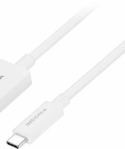 Best Buy 6' USB-C TO DISPLAYPORT CABLE - WHITE