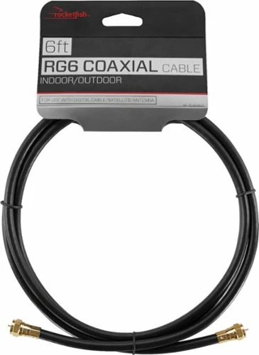 Best Buy 12' IN-WALL COAXIAL AUDIO CABLE - BLACK - Image 4
