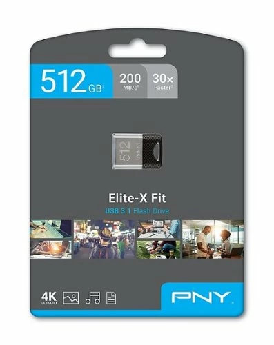 Best Buy 512GB ELITE-X FIT USB 3.1 FLASH DRIVE - 200MB/S - Image 4