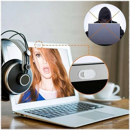 Best Buy ANTI-SPY PRIVACY CAMERA COVER (6-PACK) - BLACK - Image 2