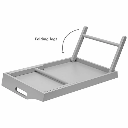 Best Buy WOOD MEDIA BED TRAY FOR 17.3 LAPTOP OR TABLET - CALMING GRAY - Image 5