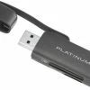 Best Buy UHS-I USB 3.2 GEN 1 MEMORY CARD READER - BLACK