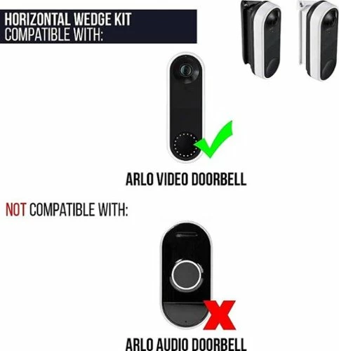 Best Buy HORIZONTAL WEDGE WALL MOUNT FOR ARLO VIDEO DOORBELL - Image 3
