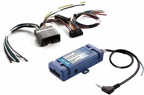 Best Buy RADIO REPLACEMENT AND STEERING WHEEL CONTROL INTERFACE FOR SELECT CHRYSLER, DODGE, JEEP, AND RAM VEHICLES - BLUE