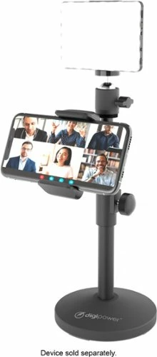 Best Buy THE ACHIEVER - VIDEO CALL PRO KIT WITH 60 LED LIGHT, STAND & SMARTPHONE HOLDER - BLACK - Image 7