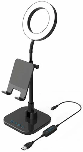 Best Buy THE SUCCESS - VIDEO CALLING, TEACHING, LEARNING SMARTPHONE STAND WITH PERSONAL 6 RING LIGHT