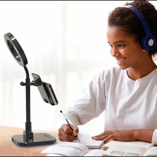 Best Buy THE SUCCESS - VIDEO CALLING, TEACHING, LEARNING SMARTPHONE STAND WITH PERSONAL 6 RING LIGHT - Image 4