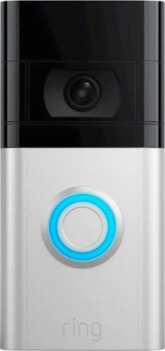 Best Buy VIDEO DOORBELL 4 - SMART WI-FI VIDEO DOORBELL - WIRED/BATTERY OPERATED - SATIN NICKEL