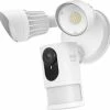 Best Buy OUTDOOR WIRED 2K FLOODLIGHT SURVEILLANCE CAMERA - WHITE