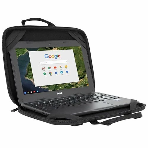 Best Buy WORK-IN ESSENTIALS CASE FOR 11.6 CHROMEBOOK™ - BLACK/GRAY - Image 8