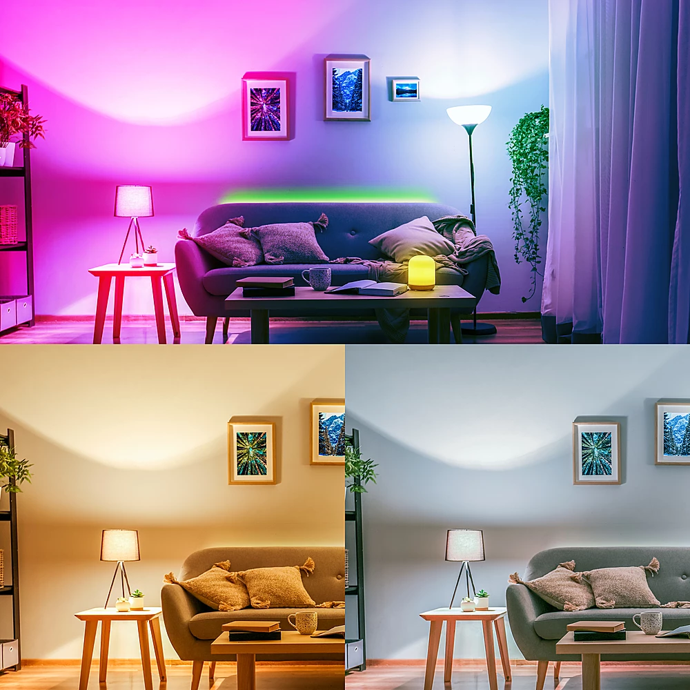 Best Buy PRISMA PLUS 800 WI-FI SMART BULB (4-PACK) - WHITE - Image 2